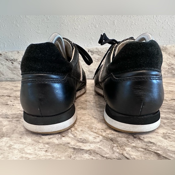 DOLCE & GABBANA Leather Colorblock Pattern Sneakers Sz 8.5 - Picture 6 of 10